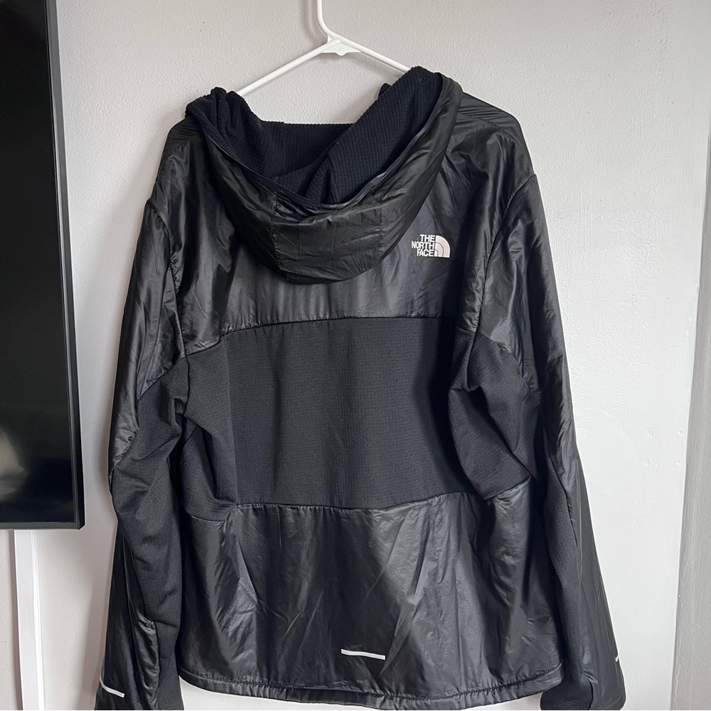 The North Face Men's Winter Warm Quarter Zip Sweater Workout Running Black L - Picture 9 of 9